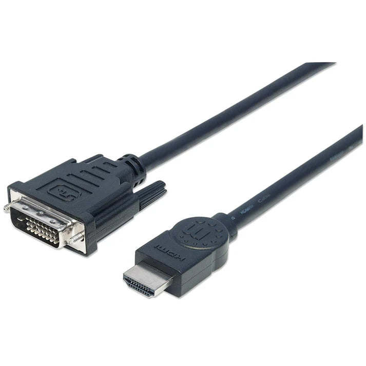 Cable Hdmi,manhattan,372510, - Dvi-d M-m  3.0m