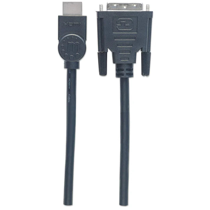 Cable Hdmi,manhattan,372510, - Dvi-d M-m  3.0m