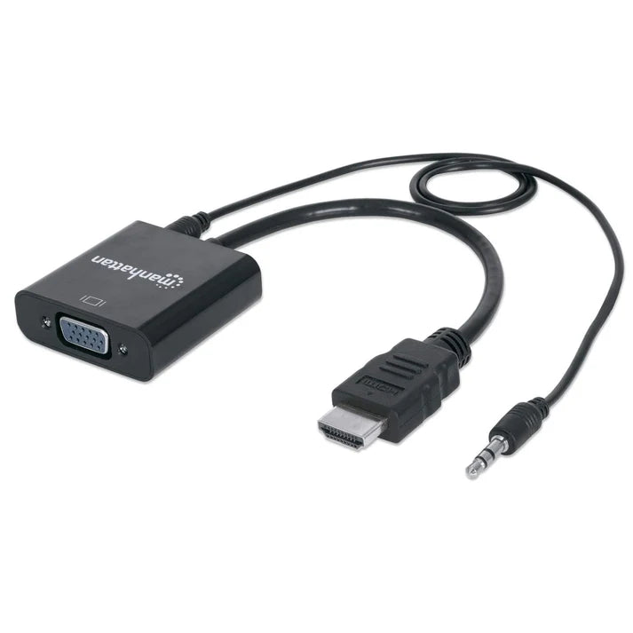 Convertidor Video,manhattan,151559, Hdmi A Svgaaudio, Bolsa
