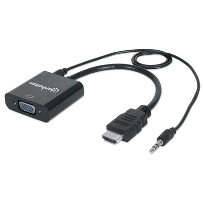Convertidor Video,manhattan,151559, Hdmi A Svgaaudio, Bolsa