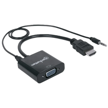 Convertidor Video,manhattan,151559, Hdmi A Svgaaudio, Bolsa