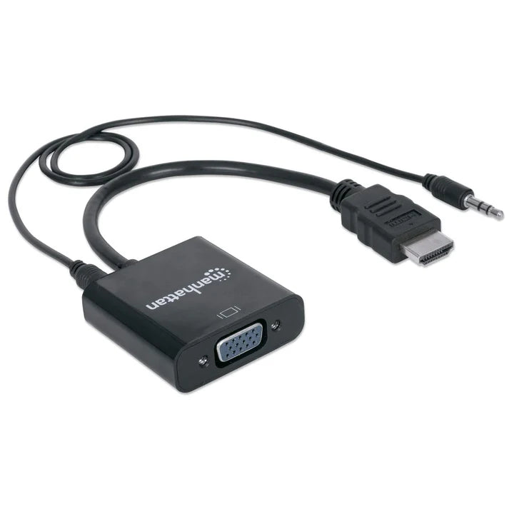 Convertidor Video,manhattan,151559, Hdmi A Svgaaudio, Bolsa