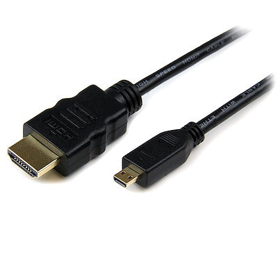 Cable Adaptador De 1.8m Hdmi A Micro Hdmi De Alta Velocidad Con Ethernet - Macho A Macho - Startech.com Mod. Hdmiadmm6