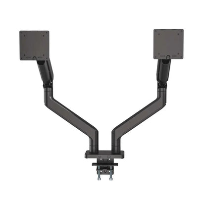 Soportes/manhattan/462587/soporte De Aluminio Con Sistema De Pistón Para 2 Monitores De 17 A 45