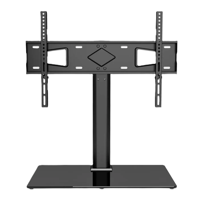 Soporte Tv,manhattan,462297, P/mesa 45kg, 32 A 65 Altura Ajustable, Base De Vidrio