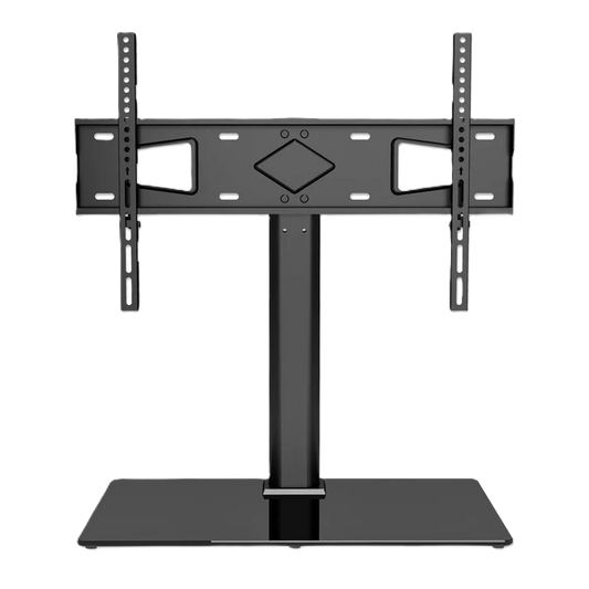 Soporte Tv,manhattan,462297, P/mesa 45kg, 32 A 65 Altura Ajustable, Base De Vidrio