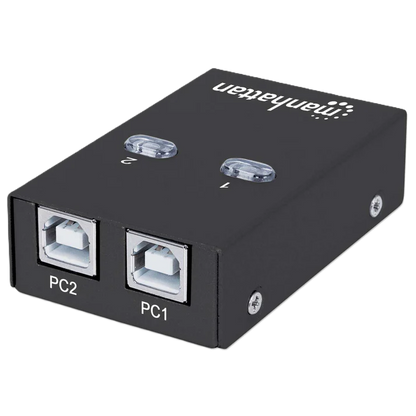 Multiplexor Usb Manhattan,162005, Usb 1:2 Comparte 1 Disp A 2pc
