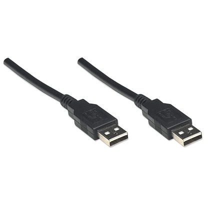 Cable Usb,manhattan,306089, V2.0 A-a 1.8m, Negro