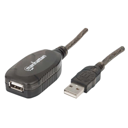 Cable Usb,manhattan,150958, V2.0 Ext. Activa 20.0m Negro
