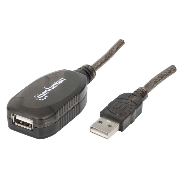 Cable Usb,manhattan,150958, V2.0 Ext. Activa 20.0m Negro