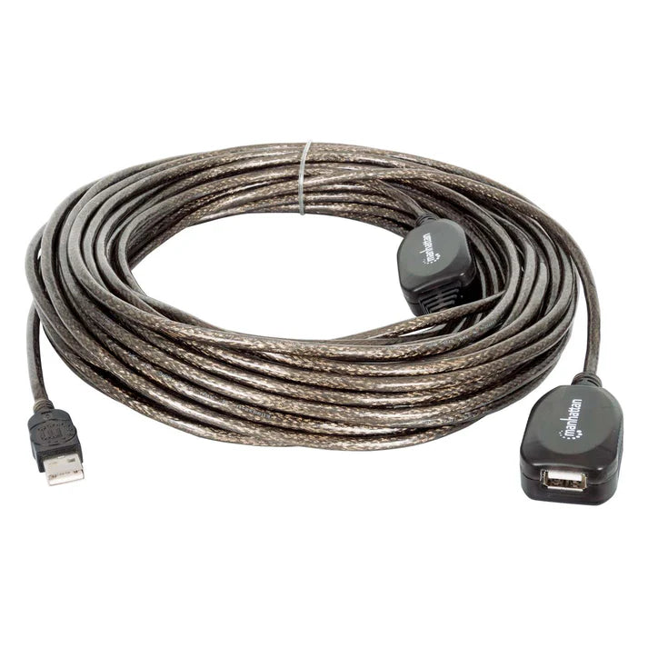 Cable Usb,manhattan,150958, V2.0 Ext. Activa 20.0m Negro