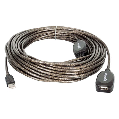 Cable Usb,manhattan,150958, V2.0 Ext. Activa 20.0m Negro