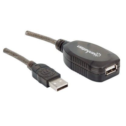 Cable Usb,manhattan,151573, V2.0 Ext. Activa 10.0m Bolsa