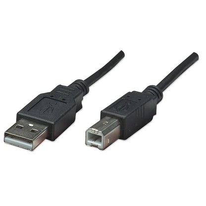 Cable Usb,manhattan,374507, V2.0 A-b  0.5m, Negro