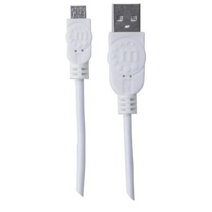 Cable Usb,manhattan,323897, V2 A-micro B, Bolsa Pvc 1.0m Blanco