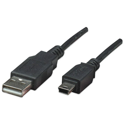 Cable Usb,manhattan,302340, V2.0 A-mini B 3.0m Negro
