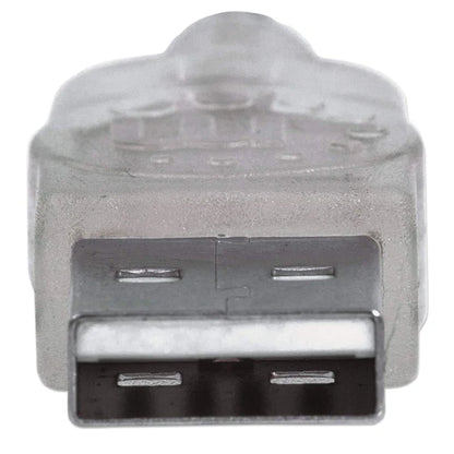 Cable Usb,manhattan,333412, V2.0 A-mini B 1.8m Plata