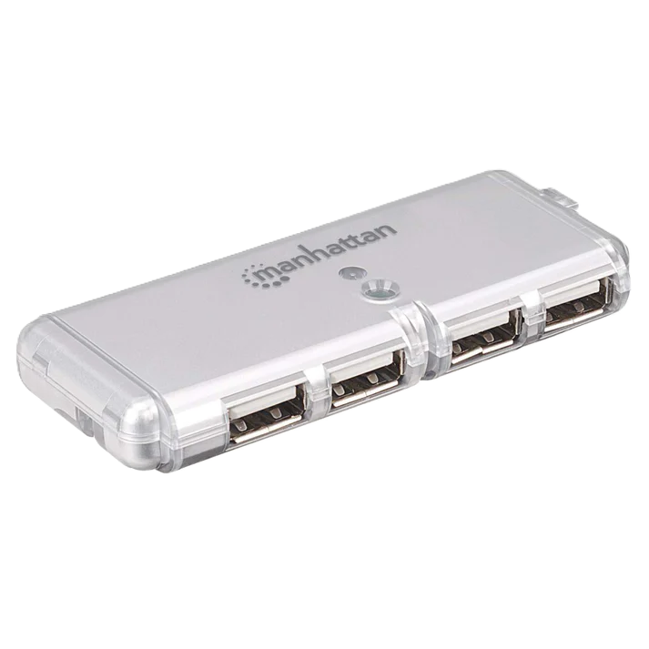 Hub Usb,manhattan,160599, V2.0 4 Ptos Min