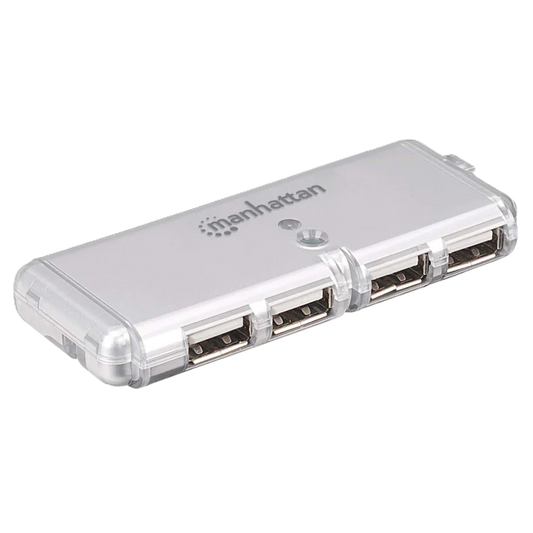 Hub Usb,manhattan,160599, V2.0 4 Ptos Min