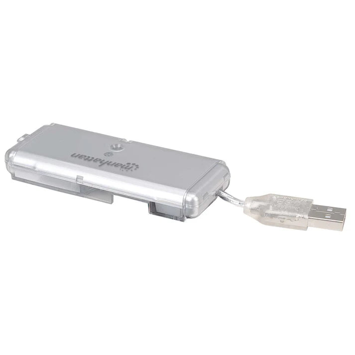 Hub Usb,manhattan,160599, V2.0 4 Ptos Min