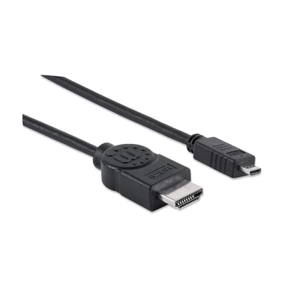 Cable Hdmi,manhattan,324427, 1.4 M-micro 2methernet