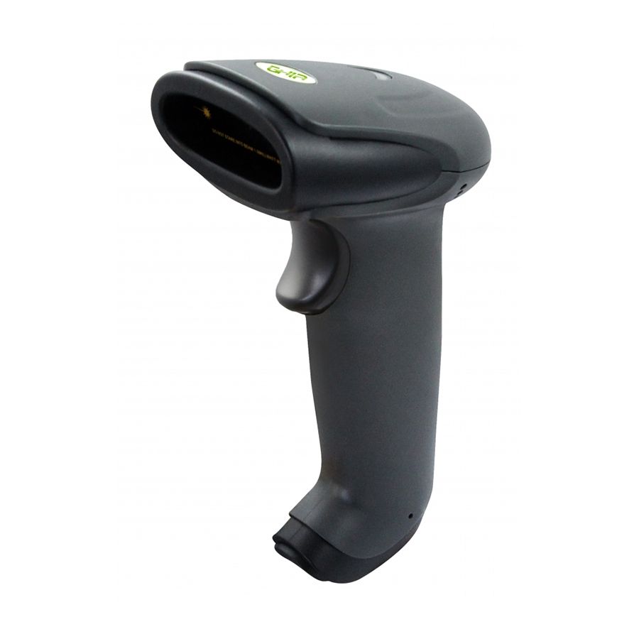 Lector De Codigos De Barra Ghia Gsl1 / 1d / Laser / Usb / Negro