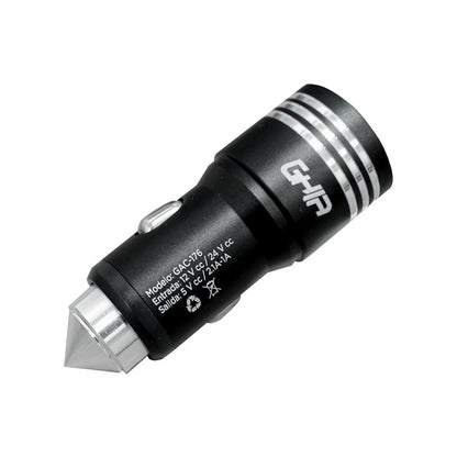 Cargador Para Auto Ghia 2 Puertos Usb