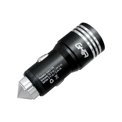 Cargador Para Auto Ghia 2 Puertos Usb