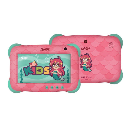 Tablet Ghia Kids 7 Pulg/a133 Quadcore/2gb Ram/32gb/2cam/wifi/bluetooth/2500mah/android 13 Go /sirena