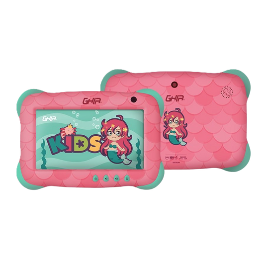 Tablet Ghia Kids 7 Pulg/a133 Quadcore/2gb Ram/32gb/2cam/wifi/bluetooth/2500mah/android 13 Go /sirena