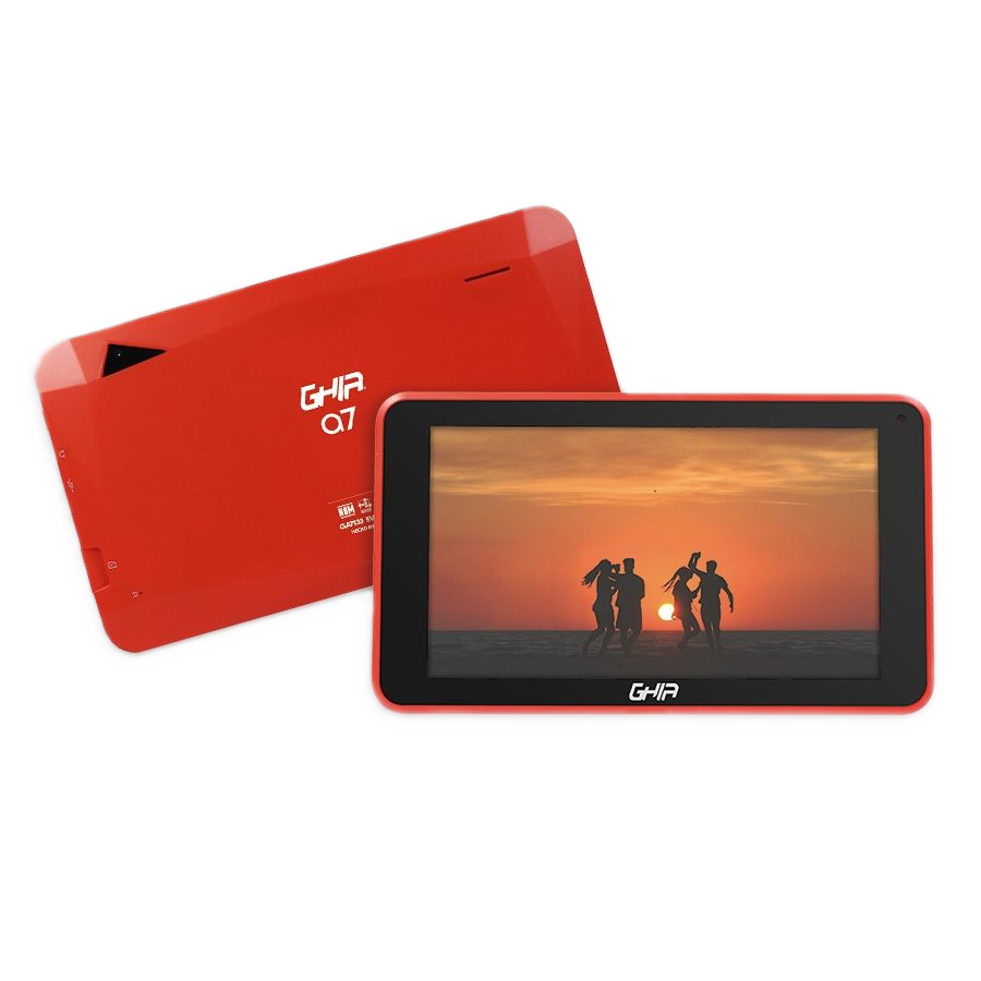 Tablet Ghia A7 Wifi/a133 Quadcore/ 7 Pulg Tn /2gb Ram/32gb /2cam/wifi/bluetooth/2100mah/android 11 /roja