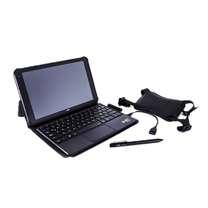 Tablet Ghia Rugged Octacore/ 10.1 Pulg Ips /4gb Ram/256gb /2cam 5mp 8mp/wifi Dual Band/bluetooth/10,000mah/android 13 / Teclado Bt Con Folder Y Funda/ Correa De Mano/ Pluma Stylus Y Cable Otg Usb C A