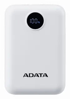 Bateria De Respaldo Adata Power Bank C10022 10000mah Entrada Usb Tipo C Y Usb Tipo A Blanca Pc1002212wh
