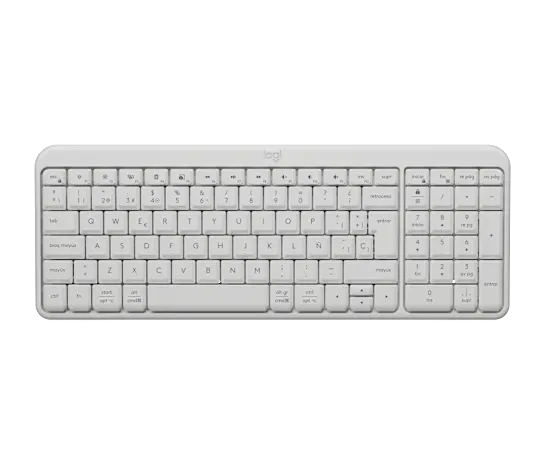Teclado Logitech K250 Compacto Bluetooth (espaÑol) Blanco