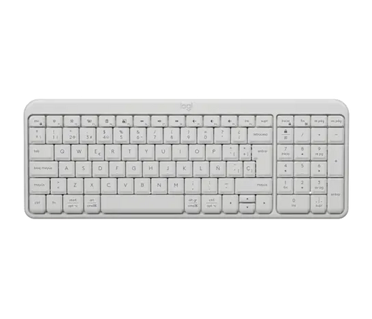 Teclado Logitech K250 Compacto Bluetooth (espaÑol) Blanco
