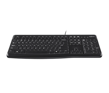 Teclado Logitech K120 Negro Alambrico Usb Pc / Windows Resistente A Derrames