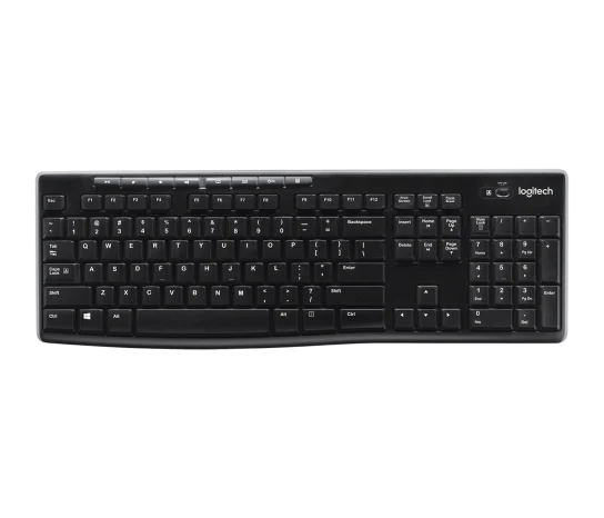 Teclado Logitech K270 Negro Multimedia Mini Receptor Usb Pc