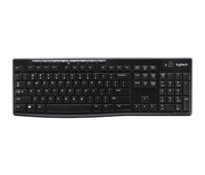 Teclado Logitech K270 Negro Multimedia Mini Receptor Usb Pc