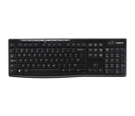 Teclado Logitech K270 Negro Multimedia Mini Receptor Usb Pc