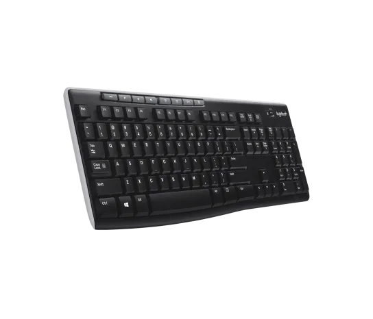 Teclado Logitech K270 Negro Multimedia Mini Receptor Usb Pc