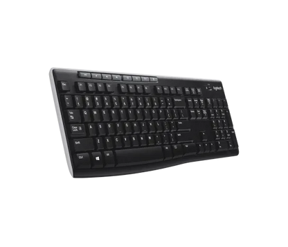 Teclado Logitech K270 Negro Multimedia Mini Receptor Usb Pc