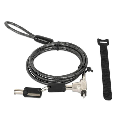 Candado Laptop , Manhattan, 440486 ,nano Llave 1.8mts Gris