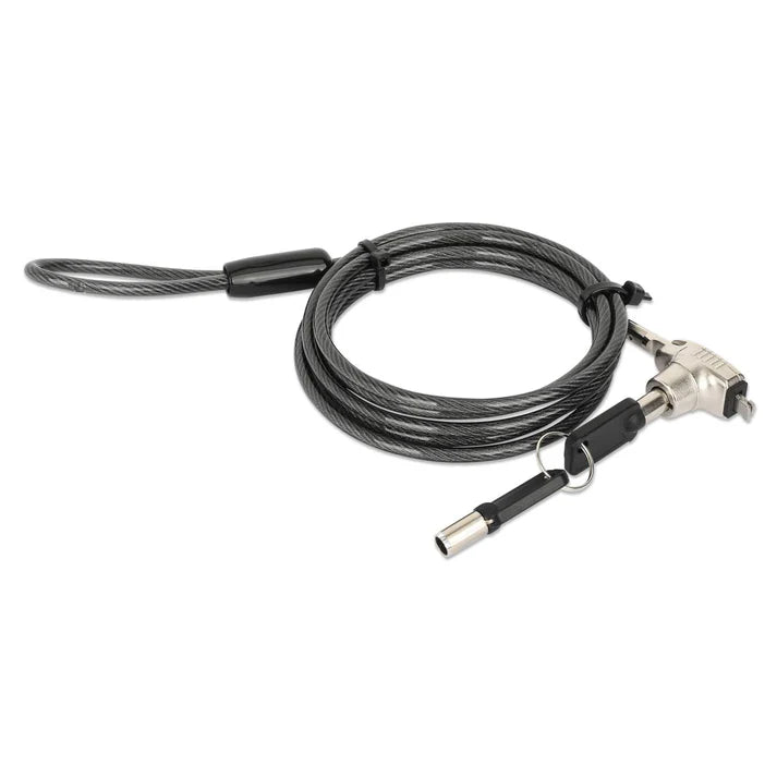 Candado Laptop , Manhattan, 440486 ,nano Llave 1.8mts Gris