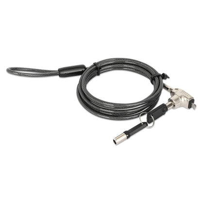 Candado Laptop , Manhattan, 440486 ,nano Llave 1.8mts Gris