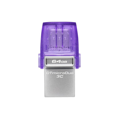 Memoria Flash Usb Kingston Data Traveler Microduo 64gb 3c Type A-c Dtduo3cg3/64gb