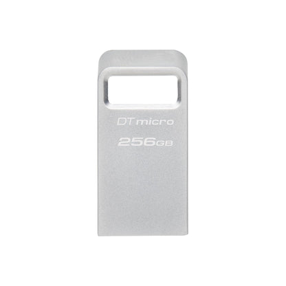 Memoria Flash Usb Kingston Data Traveler Micro 256gb Gen 1 3.2 Tipo A Metal Dtmc3g2/256gb