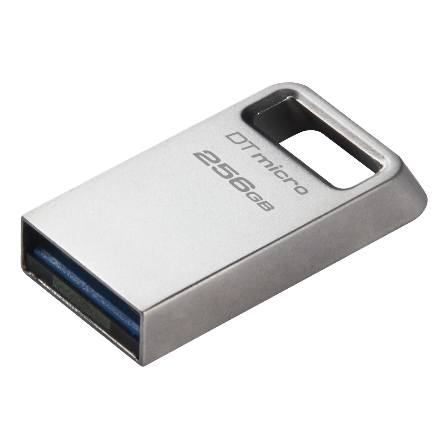 Memoria Flash Usb Kingston Data Traveler Micro 256gb Gen 1 3.2 Tipo A Metal Dtmc3g2/256gb