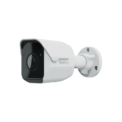Cámara De Vigilancia Bc500 | 5 Megapíxeles (2880x1620) | Lente 2.8 Mm (110° H) | Visión Nocturna 30 Mts | Ip67 | Ia Para Detección De Personas Y Vehículos | Compatible Con Surveillance Station | Almacenamiento En Mic