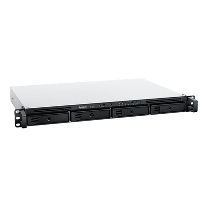 Nas Synology Rs822 /4 Bahias Expandibles Hasta 8/rack 1u/nucleo Cuadruple 2.2ghz/2gb Ddr4 Hasta 32gb/lan Gigabit X4/usb 3.2 X2/ Hot-swap/hasta 72tb Y Con Expansion Hasta 144tb Amd Ryzen V1500b