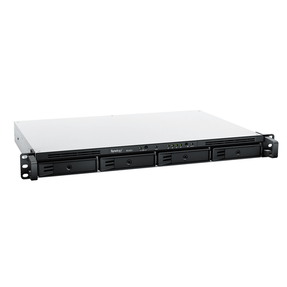 Nas Synology Rs822 /4 Bahias Expandibles Hasta 8/rack 1u/nucleo Cuadruple 2.2ghz/2gb Ddr4 Hasta 32gb/lan Gigabit X4/usb 3.2 X2/ Hot-swap/hasta 72tb Y Con Expansion Hasta 144tb Amd Ryzen V1500b